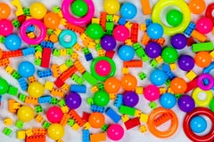 Multicolored toys blocks and bricks stock photos Multicolored toys blocks and bricks stock photos