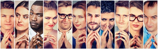 Multiethnic group sneaky sly liar people women men plotting something Royalty Free Stock Images Multiethnic group sneaky sly liar people women men plotting something Royalty Free Stock Images