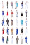 Multiethnic people with various occupations royalty free stock photos Multiethnic people with various occupations royalty free stock photos