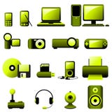 Multimedia Vector Icons Royalty Free Stock Photo Multimedia Vector Icons Royalty Free Stock Photo