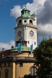 Munich, Allemagne : Sche Volksbad du Mueller le ?a plac? ? la rivi?re Isar image libre de droits Munich, Allemagne : Sche Volksbad du Mueller le ?a plac? ? la rivi?re Isar image libre de droits