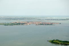Murano island, Venice, aerial view royalty free stock photo Murano island, Venice, aerial view royalty free stock photo