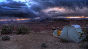 Murphy Hogback campsite Royalty Free Stock Photos Murphy Hogback campsite Royalty Free Stock Photos