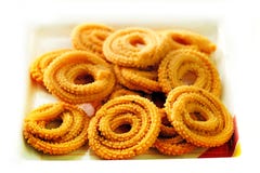 Muruku - Popular South Indian Deep Fried Snack Stock Photo Muruku - Popular South Indian Deep Fried Snack Stock Photo