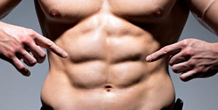 Muscular body of young man. royalty free stock photography Muscular body of young man. royalty free stock photography