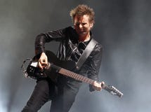 Muse Performs i konsert arkivbilder Muse Performs i konsert arkivbilder