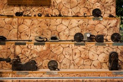 Museo de la puerta de esclusa en el parque de Herastrau - detalles imágenes de archivo libres de regalías Museo de la puerta de esclusa en el parque de Herastrau - detalles imágenes de archivo libres de regalías