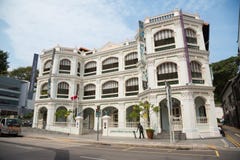 Museo de Peranakan en Singapur fotografía de archivo libre de regalías Museo de Peranakan en Singapur fotografía de archivo libre de regalías