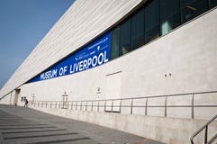 Museu de Liverpool, Pier Head, margem de Liverpool, Reino Unido fotos de stock Museu de Liverpool, Pier Head, margem de Liverpool, Reino Unido fotos de stock