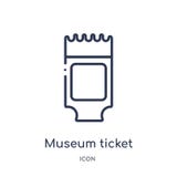 Museumskartenikone von der Museumsentwurfssammlung Dünne Linie Museumskartenikone lokalisiert auf weißem Hintergrund stock abbildung Museumskartenikone von der Museumsentwurfssammlung Dünne Linie Museumskartenikone lokalisiert auf weißem Hintergrund stock abbildung