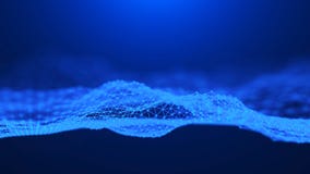 Music abstract blue background. Sound wave. Futuristic technology AI element. Big data visualization. 3d rendering vector illustration Music abstract blue background. Sound wave. Futuristic technology AI element. Big data visualization. 3d rendering vector illustration