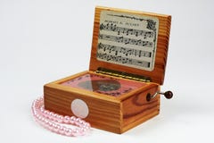 Music Box And Necklace Stock Images Music Box And Necklace Stock Images