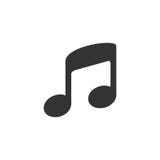 Music icon flat royalty free illustration Music icon flat royalty free illustration