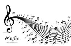 Music Notes Abstract Design vector illustration Music Notes Abstract Design vector illustration