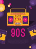 Music Of The 90s. Stock Images