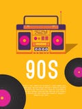 Music Of The 90s. Stock Image
