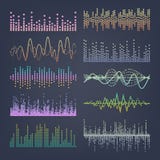 Music Sound Waves Vector. Classic Sound Wave From Equalizer. Audio Technology, Musical Pulse. Illustration vector illustration Music Sound Waves Vector. Classic Sound Wave From Equalizer. Audio Technology, Musical Pulse. Illustration vector illustration