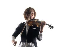 Musical juega un trabajo lírico Fondo blanco almacen de video Musical juega un trabajo lírico Fondo blanco almacen de video