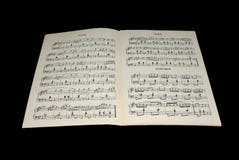Musical page with notes