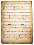 Musical page with notes