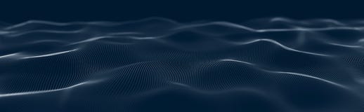 Musikalisk v?g av partiklar Solida strukturella anslutningar Abstrakt bakgrund med en v?g av lysande partiklar V?g 3d stock illustrationer Musikalisk v?g av partiklar Solida strukturella anslutningar Abstrakt bakgrund med en v?g av lysande partiklar V?g 3d stock illustrationer