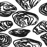 Mussels , stylized ink and ink vector illustration Mussels , stylized ink and ink vector illustration