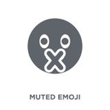Muted emoji icon from Emoji collection. royalty free illustration Muted emoji icon from Emoji collection. royalty free illustration