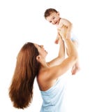 Mutter, die mit Baby spielt lizenzfreie stockfotografie Mutter, die mit Baby spielt lizenzfreie stockfotografie