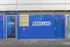 Muur van het Nederland 2018 van AFAS Live Theater Show At Amsterdam stock foto's Muur van het Nederland 2018 van AFAS Live Theater Show At Amsterdam stock foto's