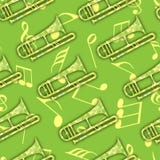 Muzieknoten met muzikale instument vector illustratie Muzieknoten met muzikale instument vector illustratie
