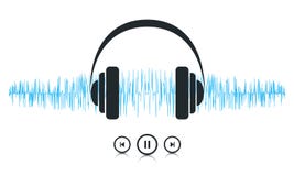 Muzyczne Rozsądne fala ilustracji Muzyczne Rozsądne fala ilustracji