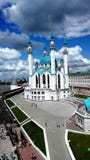 Mycket härlig moské i den Kazan Kreml royaltyfri bild Mycket härlig moské i den Kazan Kreml royaltyfri bild