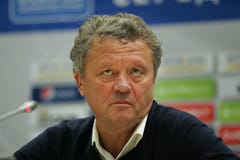 Myron Markevych. November 9, 2014. Lviv, Ukraine. royalty free stock photo Myron Markevych. November 9, 2014. Lviv, Ukraine. royalty free stock photo