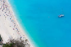 Myrtos dream beach stock image Myrtos dream beach stock image
