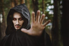 Mágico que aponta o dedo fotos de stock Mágico que aponta o dedo fotos de stock