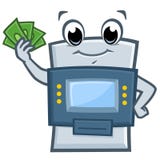 Máquina do ATM dos desenhos animados Fotografia de Stock Máquina do ATM dos desenhos animados Fotografia de Stock