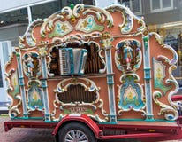 Máquina do órgão da música da rua imagens de stock Máquina do órgão da música da rua imagens de stock