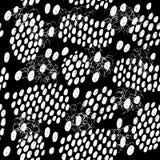 Mão abstrata teste padrão sem emenda tirado com pontos e scribb espiral ilustração stock Mão abstrata teste padrão sem emenda tirado com pontos e scribb espiral ilustração stock