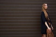 Mädchen mit dem nassen roten Haar stockbilder Mädchen mit dem nassen roten Haar stockbilder