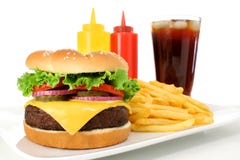 mål för cheeseburgersnabbmathamburgare royaltyfria foton mål för cheeseburgersnabbmathamburgare royaltyfria foton