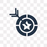 Målvektorsymbol som isoleras på genomskinlig bakgrund, måltrans. stock illustrationer Målvektorsymbol som isoleras på genomskinlig bakgrund, måltrans. stock illustrationer