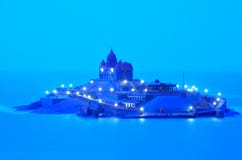 Mémorial de roche de vivekananda de Kanyakumari, Inde image stock Mémorial de roche de vivekananda de Kanyakumari, Inde image stock