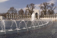 Mémorial de WWII à Washington, C.C images libres de droits Mémorial de WWII à Washington, C.C images libres de droits