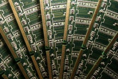 Módulos de la memoria de computadora V imagen de archivo Módulos de la memoria de computadora V imagen de archivo