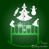 Móvil del ` s de los niños para el bebé en la Navidad EPS 10 libre illustration Móvil del ` s de los niños para el bebé en la Navidad EPS 10 libre illustration