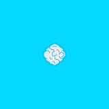 Móżdżkowa logo projekta inspiracja royalty ilustracja Móżdżkowa logo projekta inspiracja royalty ilustracja