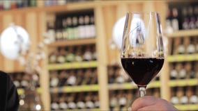Mężczyzna i kobieta pije czerwone wino Zakończenie ręki z szkłami Zamyka up ręki młodej kochającej pary clinking szkła zbiory Mężczyzna i kobieta pije czerwone wino Zakończenie ręki z szkłami Zamyka up ręki młodej kochającej pary clinking szkła zbiory