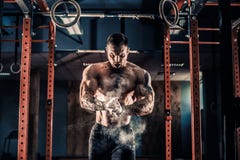 Młodej atlety crossfit ćwiczy szkolenie Obraz Royalty Free Młodej atlety crossfit ćwiczy szkolenie Obraz Royalty Free