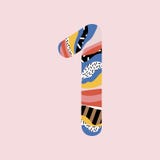 N?mero 1 Firma en la línea estilo plano N?meros capitales modernos lindos Línea plana de moda figuras del vector uno ilustración del vector N?mero 1 Firma en la línea estilo plano N?meros capitales modernos lindos Línea plana de moda figuras del vector uno ilustración del vector