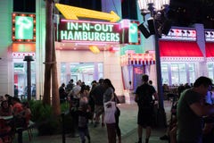 In-N-Out Burger at the Linq in Las Vegas. Royalty Free Stock Image In-N-Out Burger at the Linq in Las Vegas. Royalty Free Stock Image